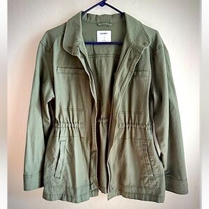 Old Navy Olive Utility Jacket Women’s Size Small Fall Coat NWOT